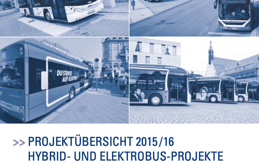 Projektübersicht „Hybrid- und Elektrobusprojekte“